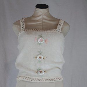 Vintage sweater knit tank